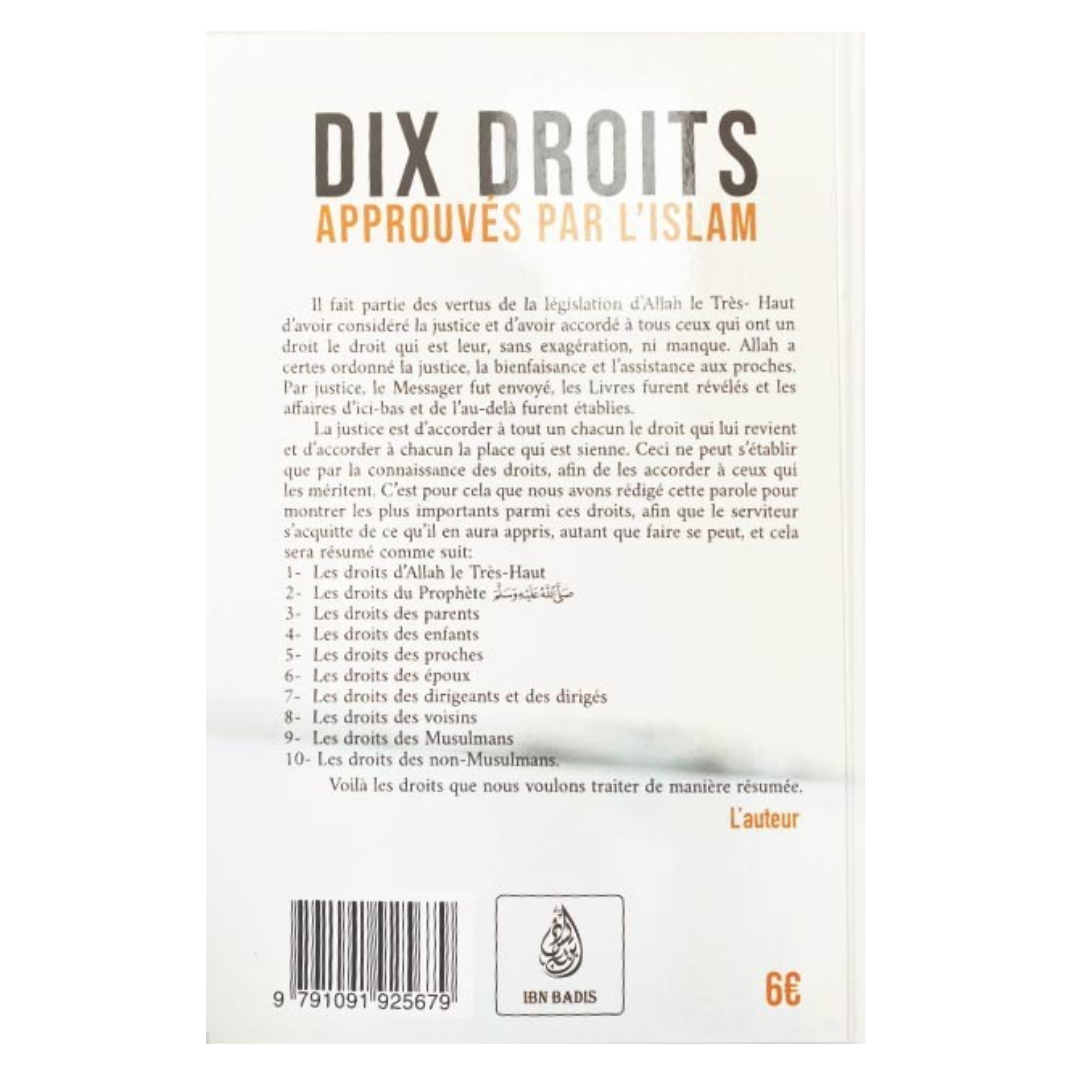 DixDroitsApprouvesParL_Islam_DeMuhammedIbnSalihAl-Uthaymin_Bilingue_Francais-Arabe_-EditionsIbnBadisVerso