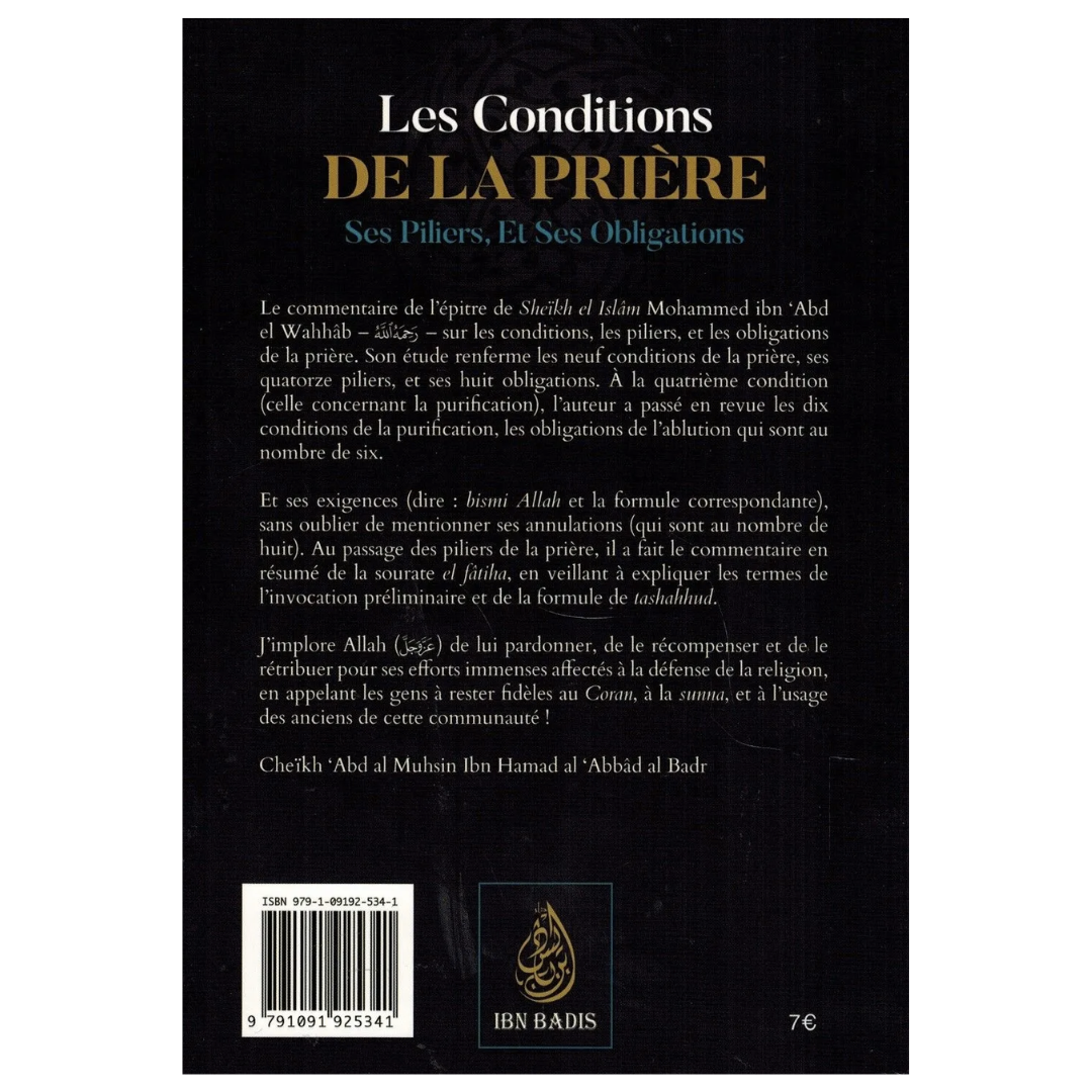 LesConditionsdelaPrieresesPiliers_etsesObligations-MuhammadIbnAbdAl-Wahhab-EditionIbnBadisVerso